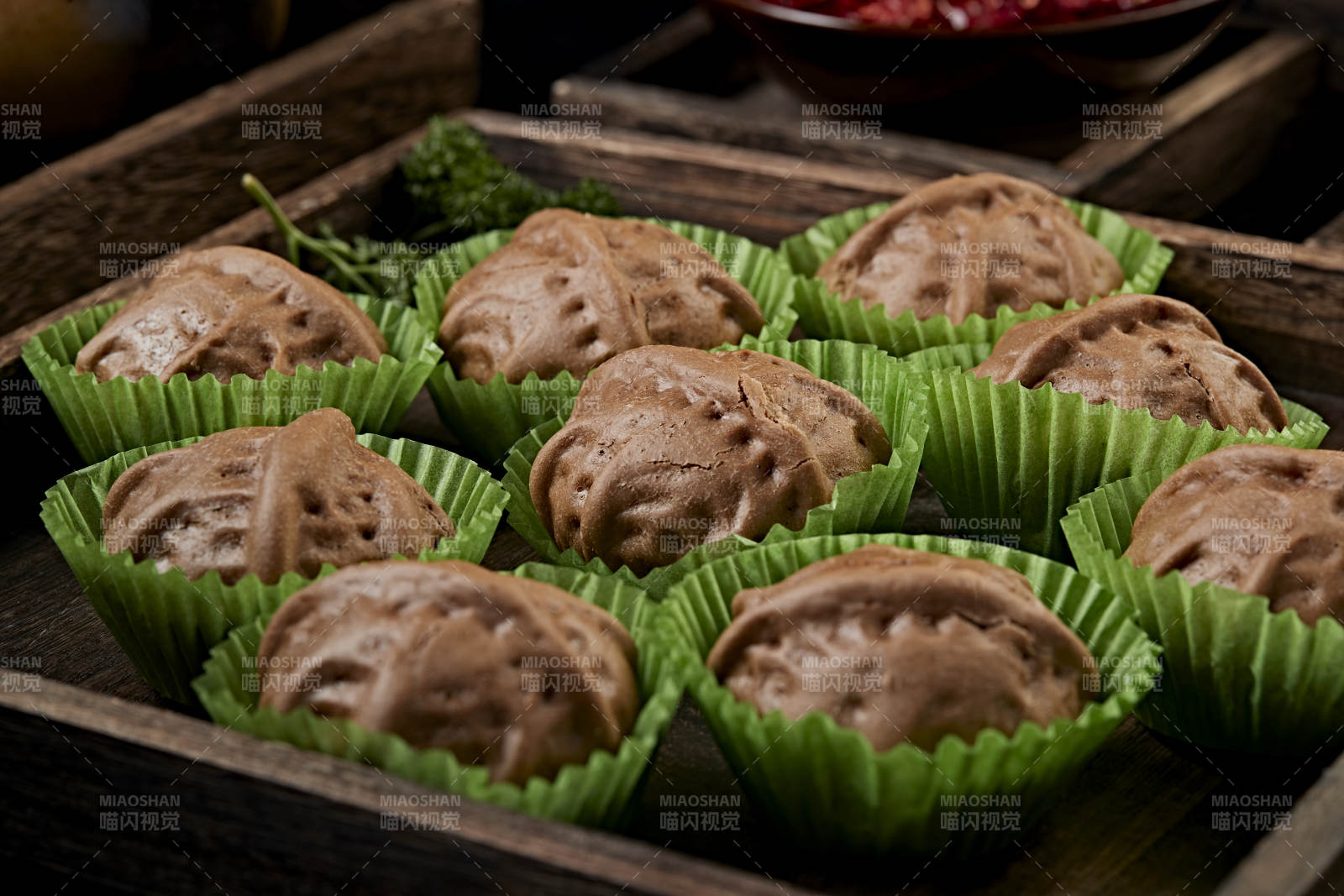 粗粮芝麻馅核桃包图片