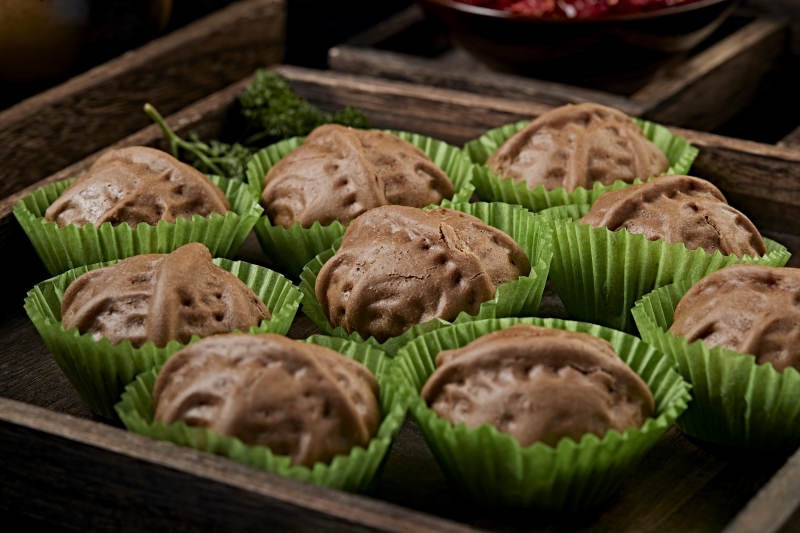 粗粮芝麻馅核桃包图片