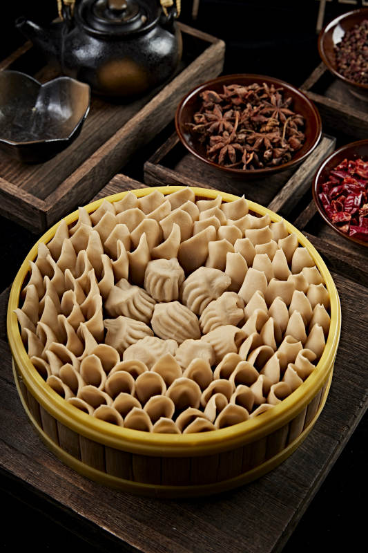 张家口地区特色美食坝上莜面组合餐图片