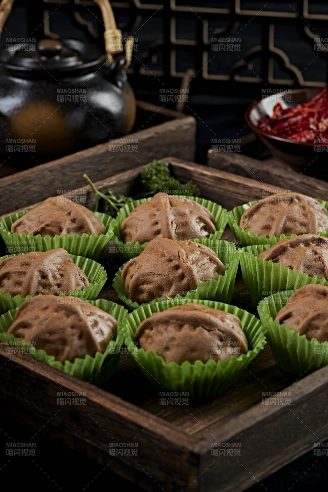 粗粮芝麻馅核桃包图片