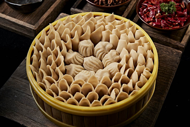 张家口地区特色美食坝上莜面组合餐图片