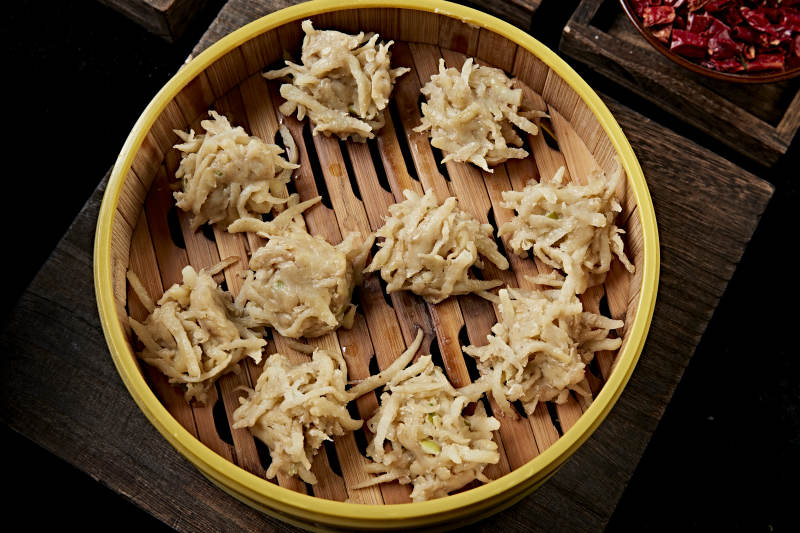 张家口地区特色美食坝上莜面组合餐图片