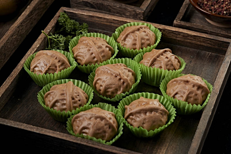 粗粮芝麻馅核桃包图片