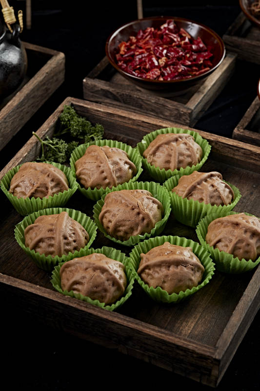 粗粮芝麻馅核桃包图片