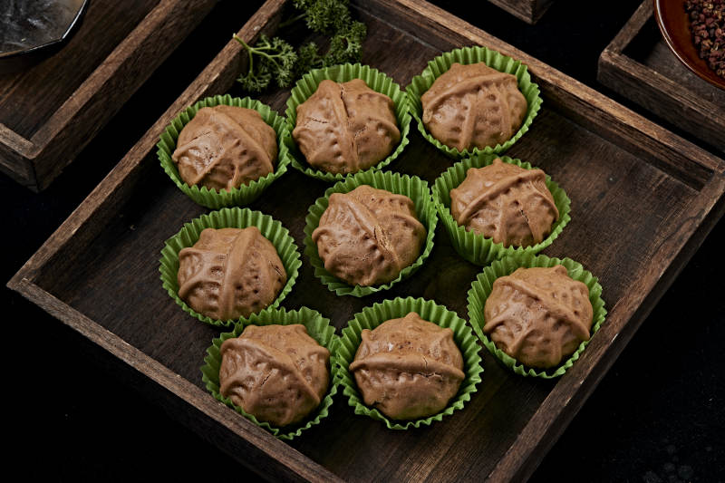 粗粮芝麻馅核桃包图片