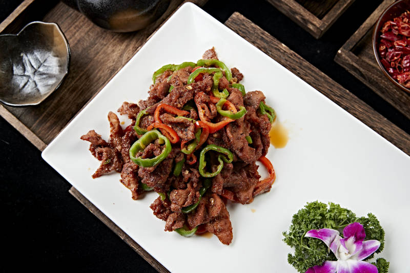 自然爆牛柳图片