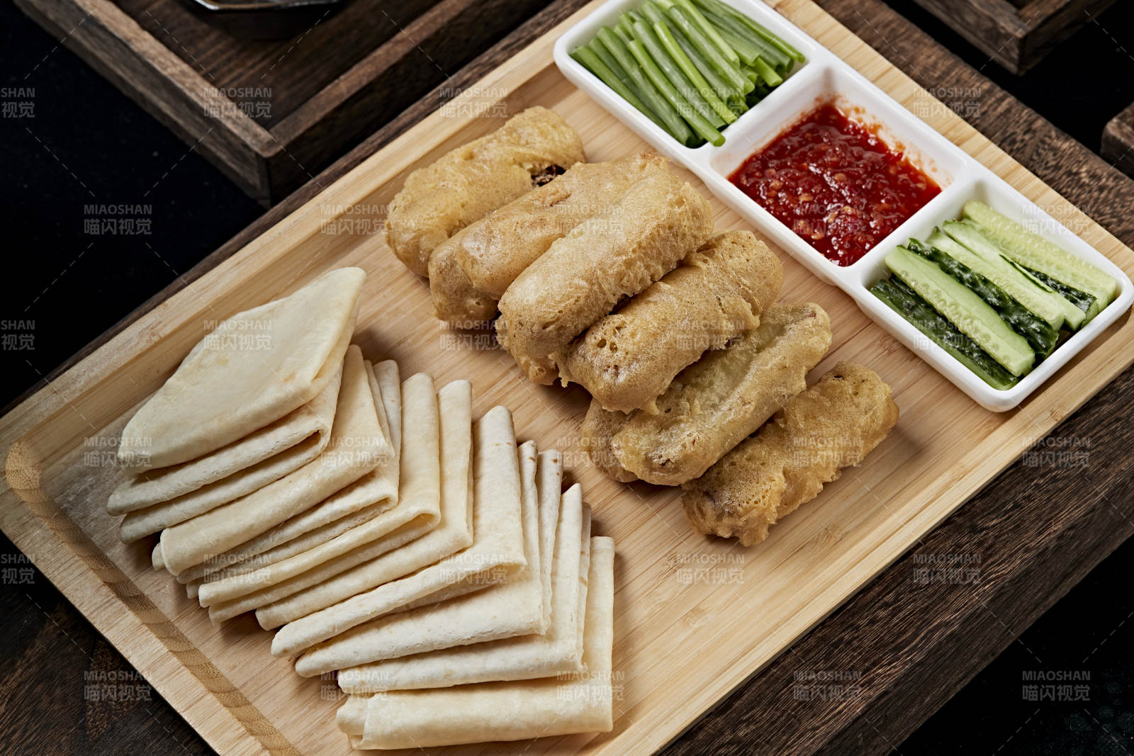 干炸里脊卷饼图片