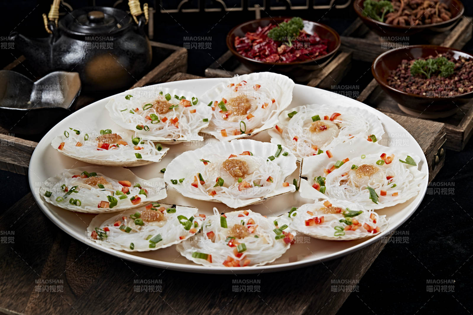 蒜蓉粉丝扇贝肉图片