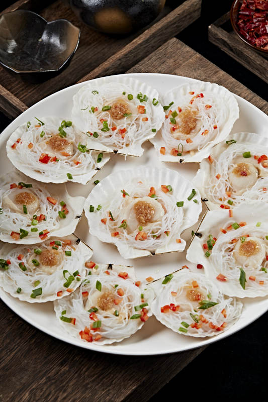 蒜蓉粉丝扇贝肉图片