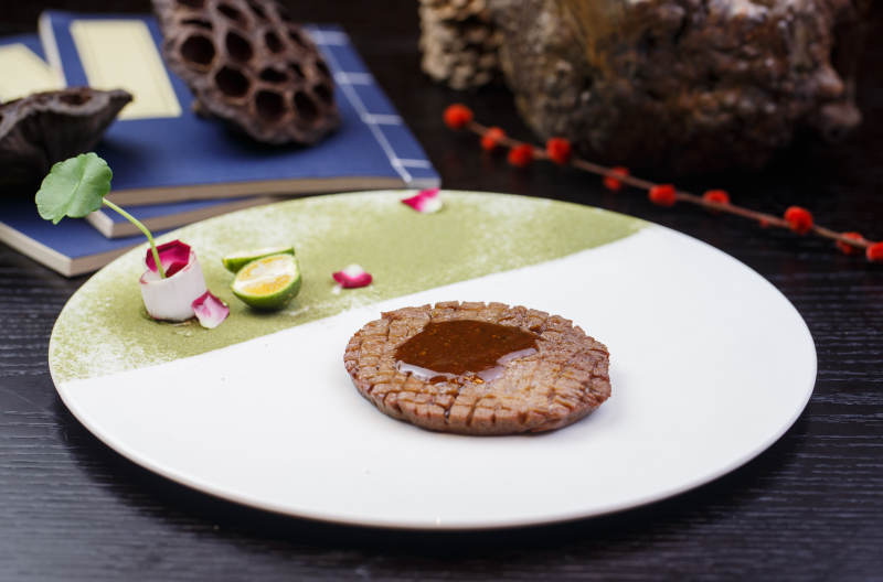 黑胡椒酱小牛排图片