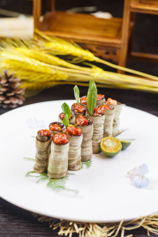 秃黄油蒸茄卷图片