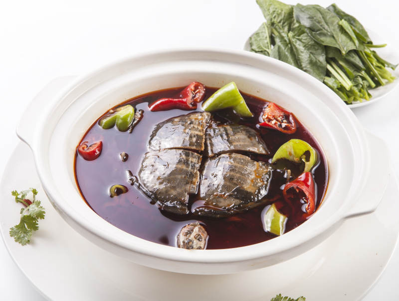 生啫红煨甲鱼图片