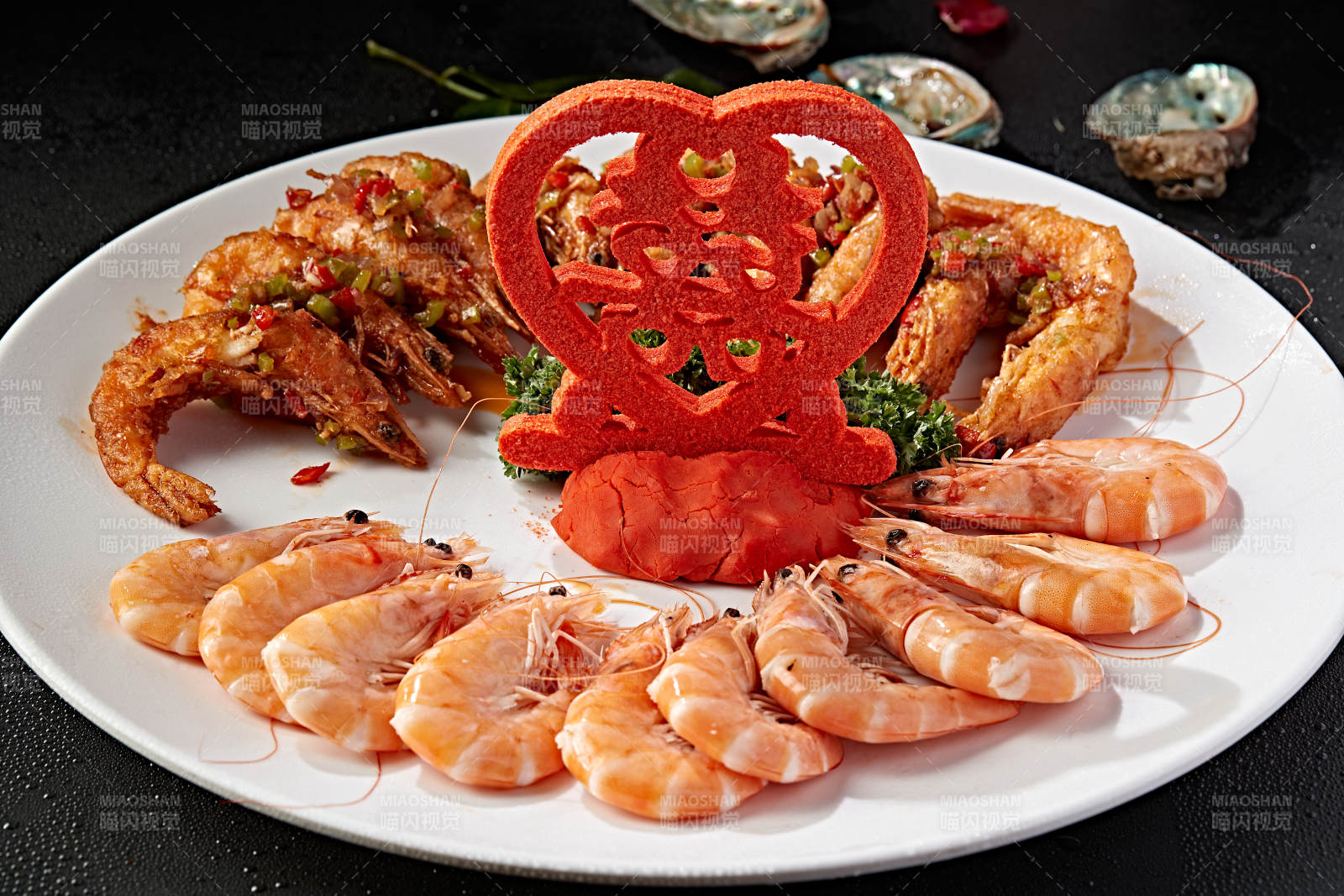 喜宴菜品两吃海捕虾图片
