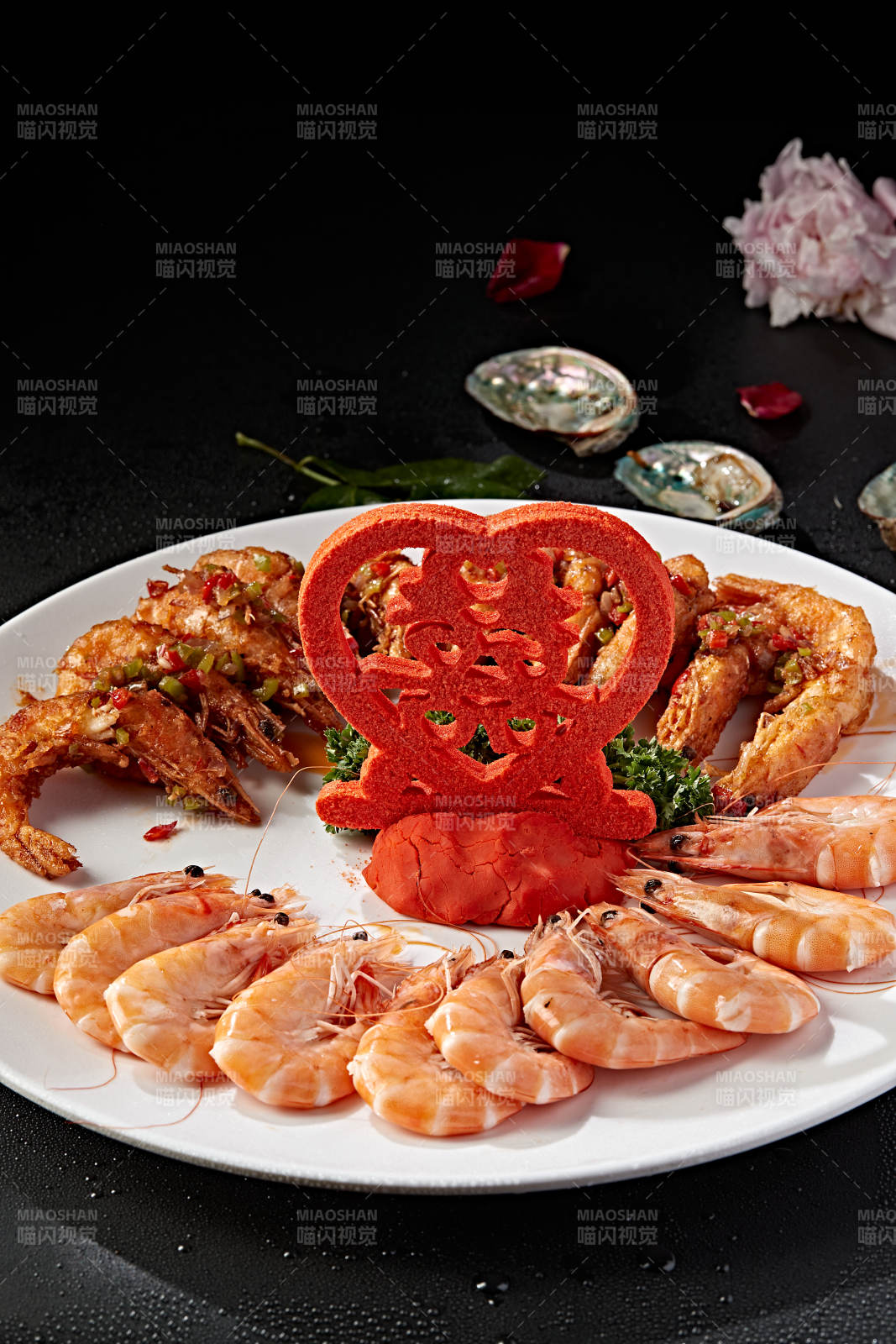 喜宴菜品两吃海捕虾图片