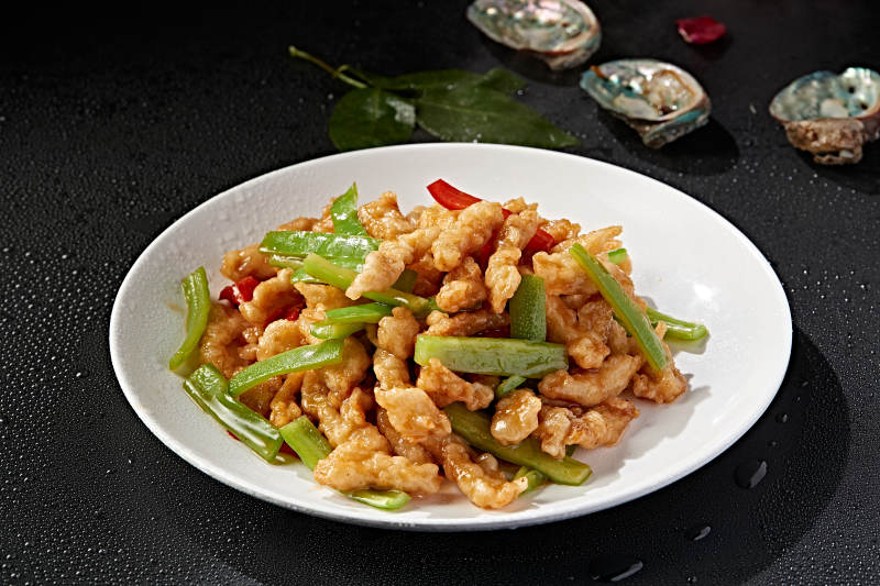 双椒软炸里脊肉图片