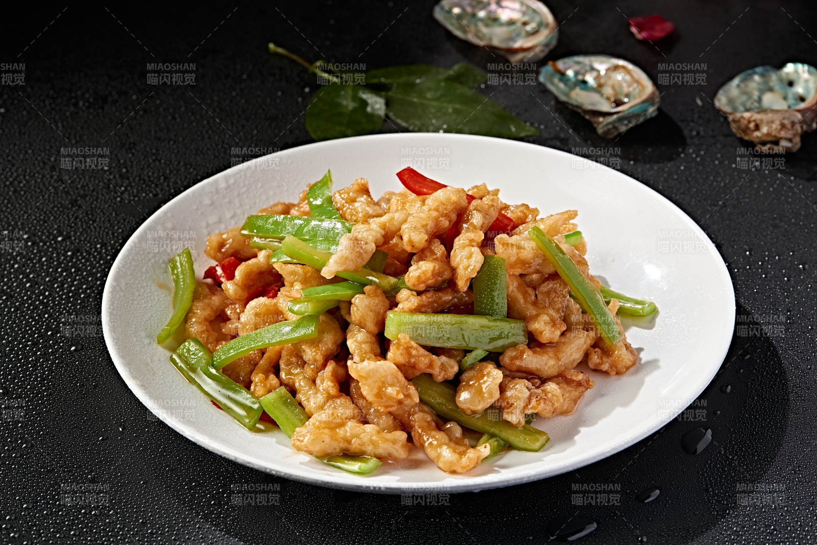 双椒软炸里脊肉图片