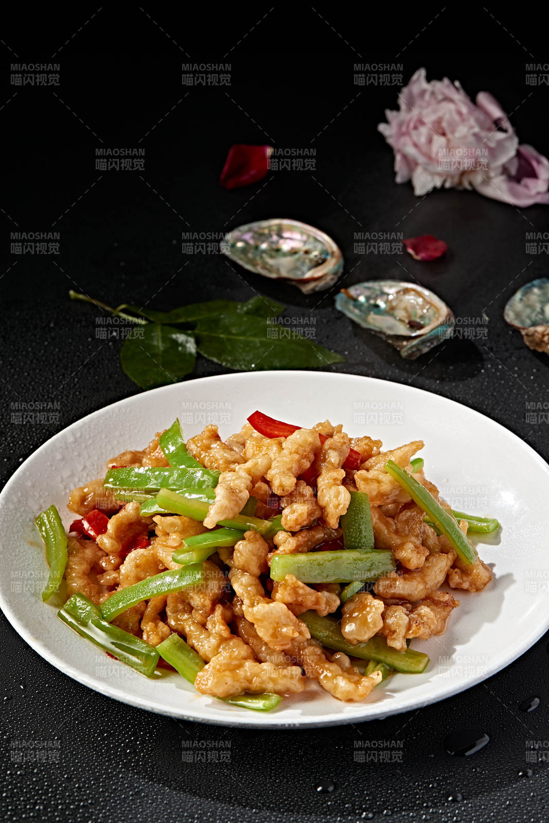 双椒软炸里脊肉图片