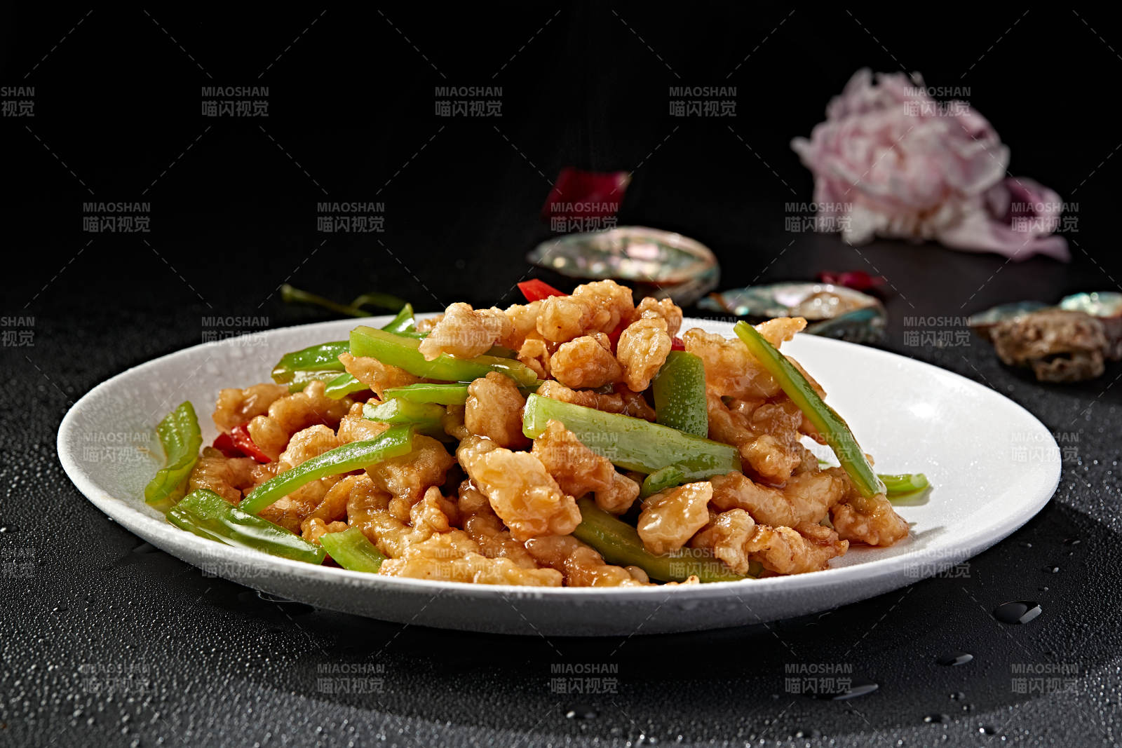 双椒软炸里脊肉图片