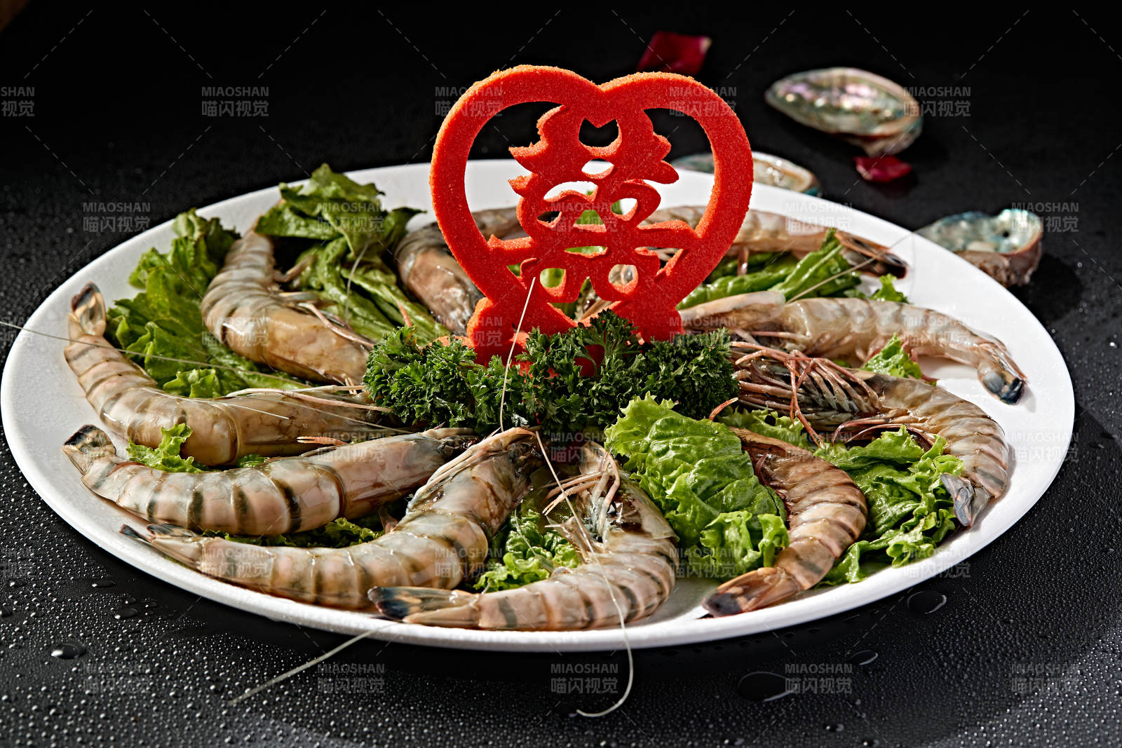 清蒸泰国黑虎虾图片