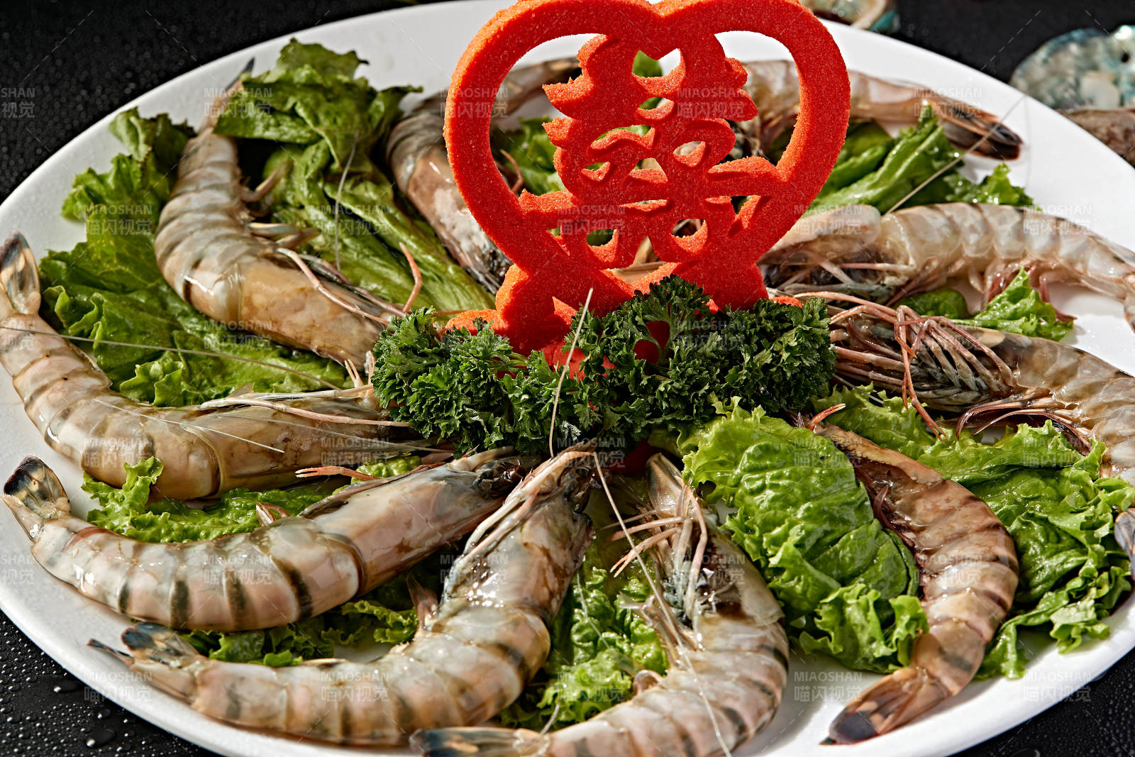 清蒸泰国黑虎虾图片