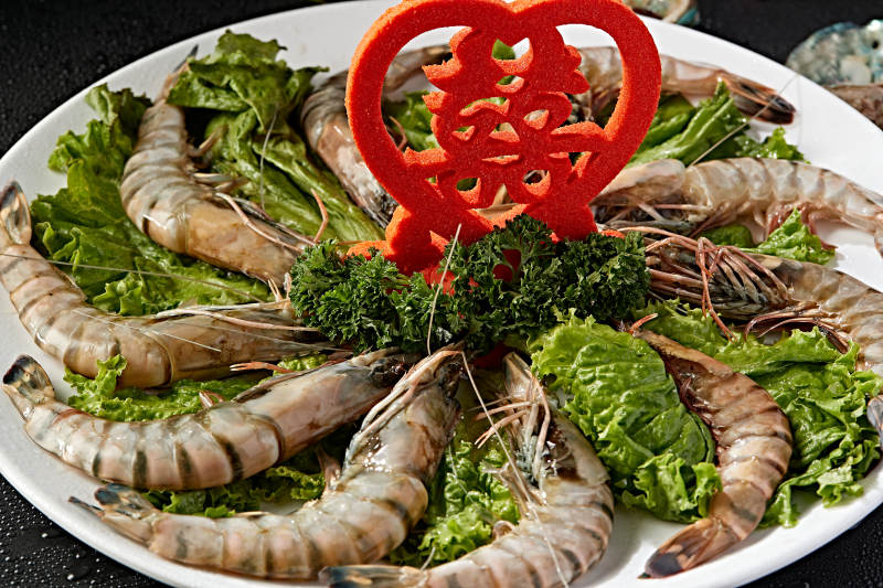 清蒸泰国黑虎虾图片