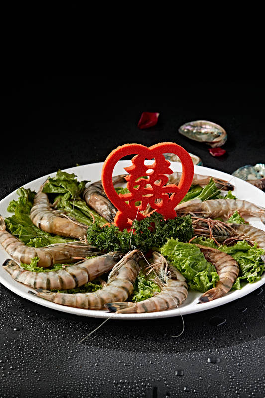 清蒸泰国黑虎虾图片