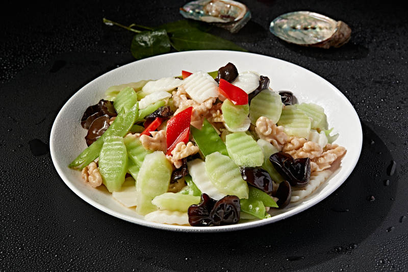 粤式小炒荷塘月色图片