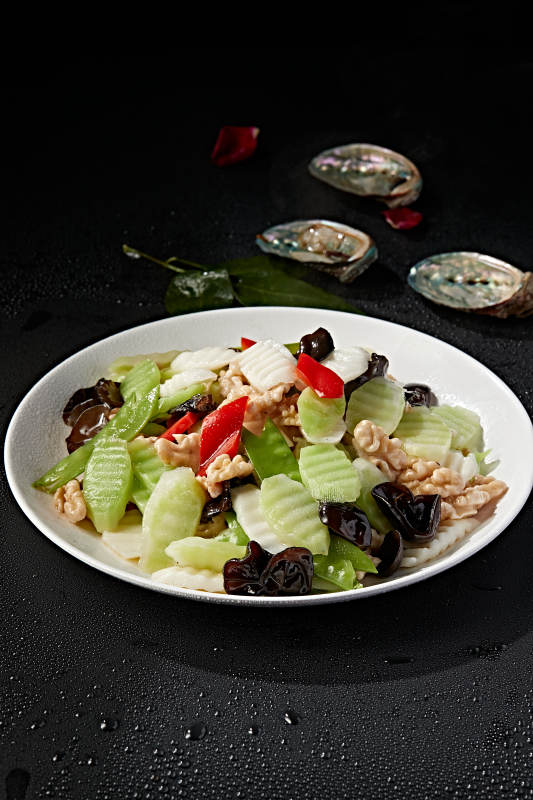 粤式小炒荷塘月色图片