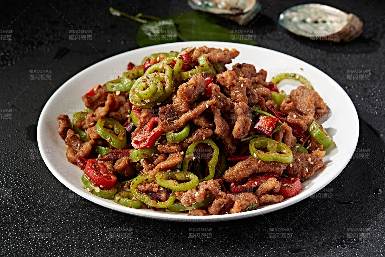 双椒小炒孜然羊肉图片