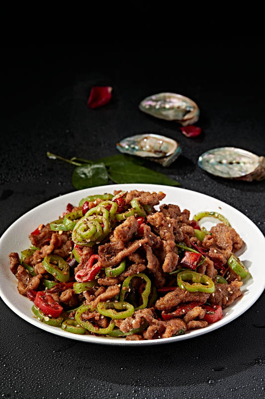 双椒小炒孜然羊肉图片