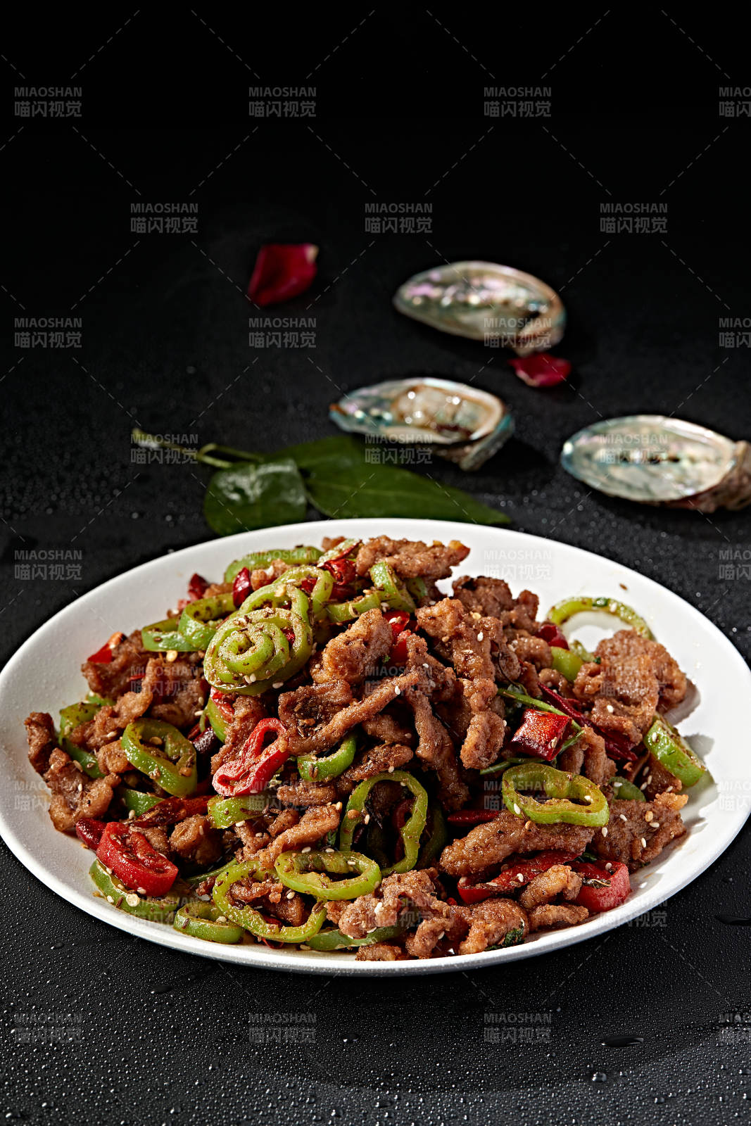 双椒小炒孜然羊肉图片