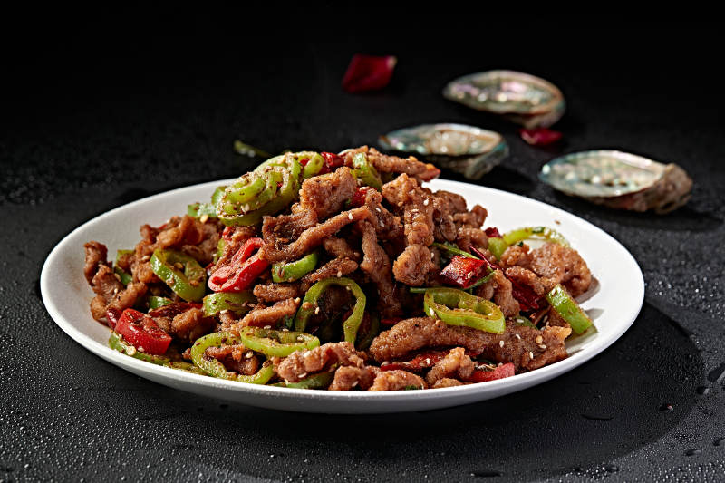 双椒小炒孜然羊肉图片