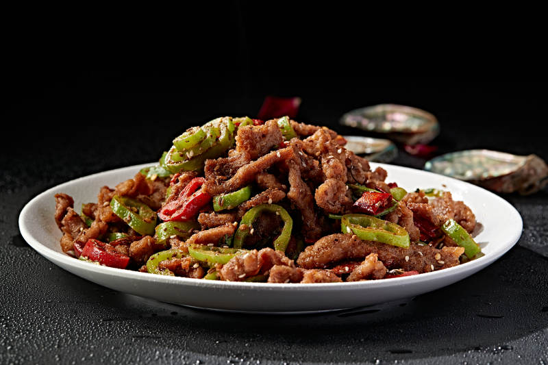 双椒小炒孜然羊肉图片