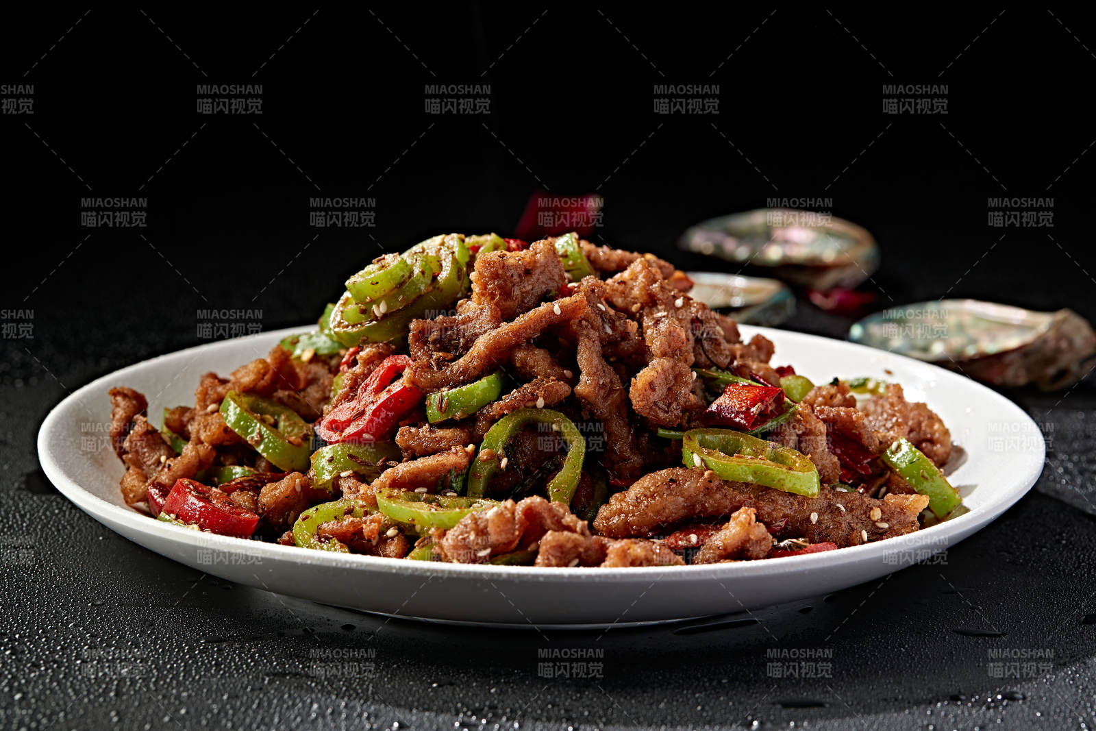 双椒小炒孜然羊肉图片