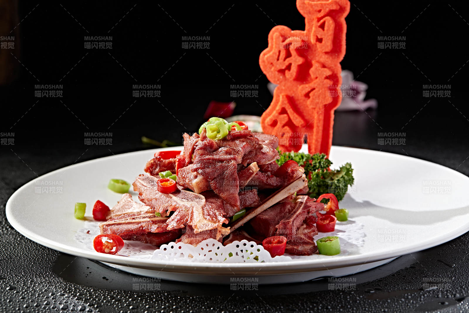 辣炒牛仔骨图片