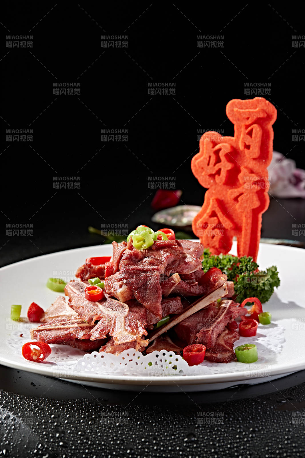 辣炒牛仔骨图片