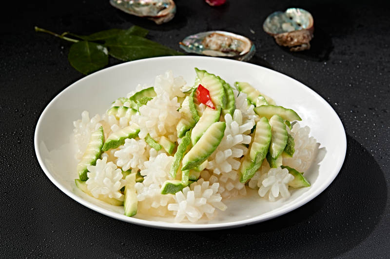 西葫芦小炒鱿鱼身图片