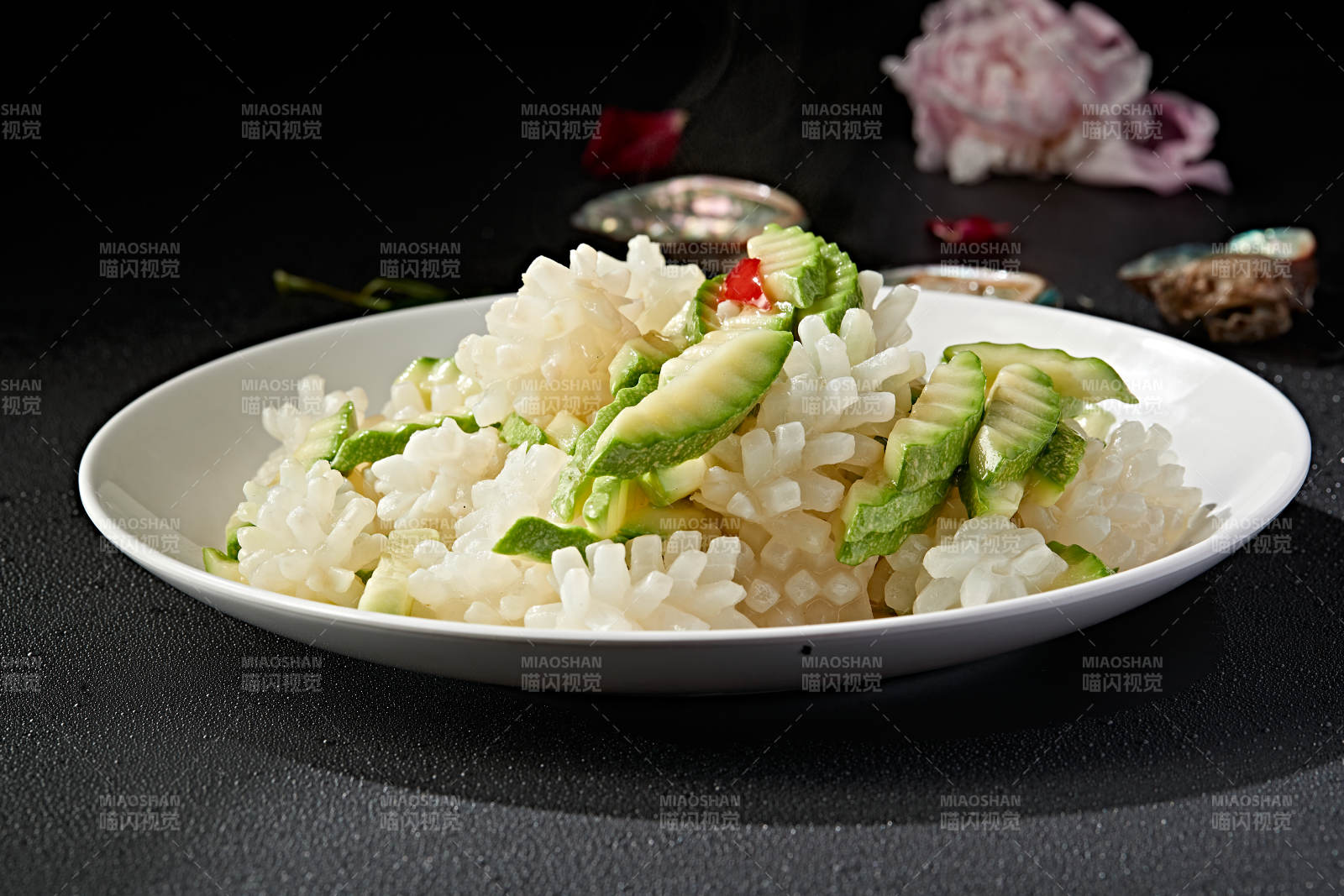 西葫芦小炒鱿鱼身图片