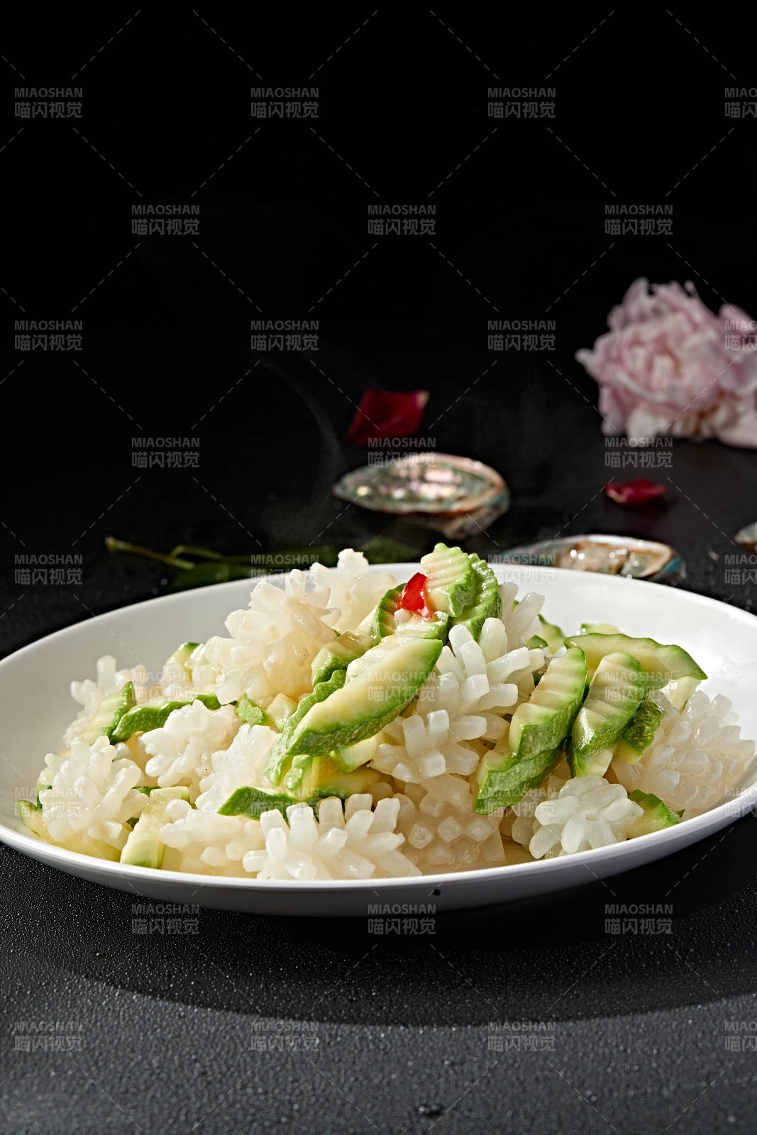 西葫芦小炒鱿鱼身图片