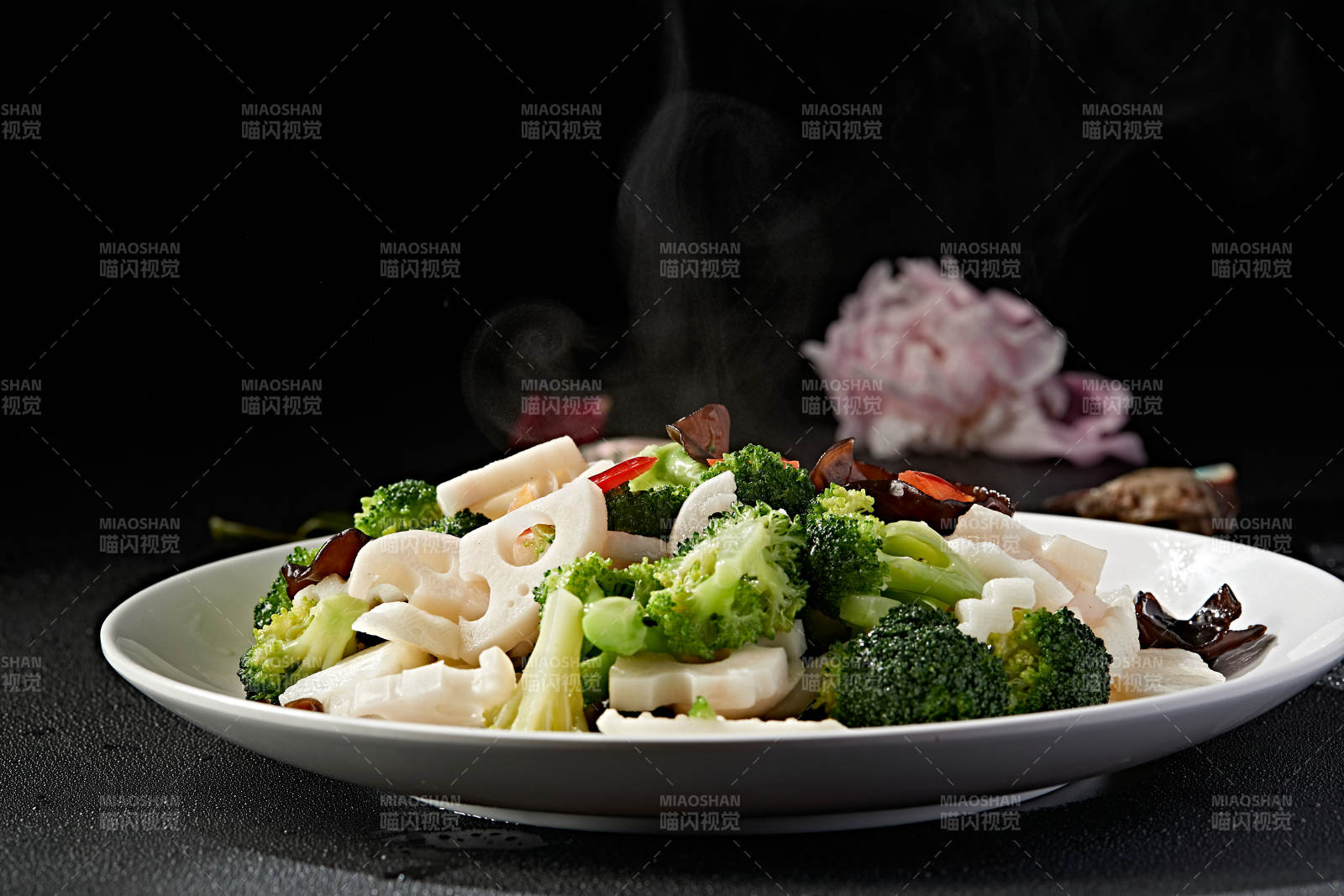 粤菜素合炒图片