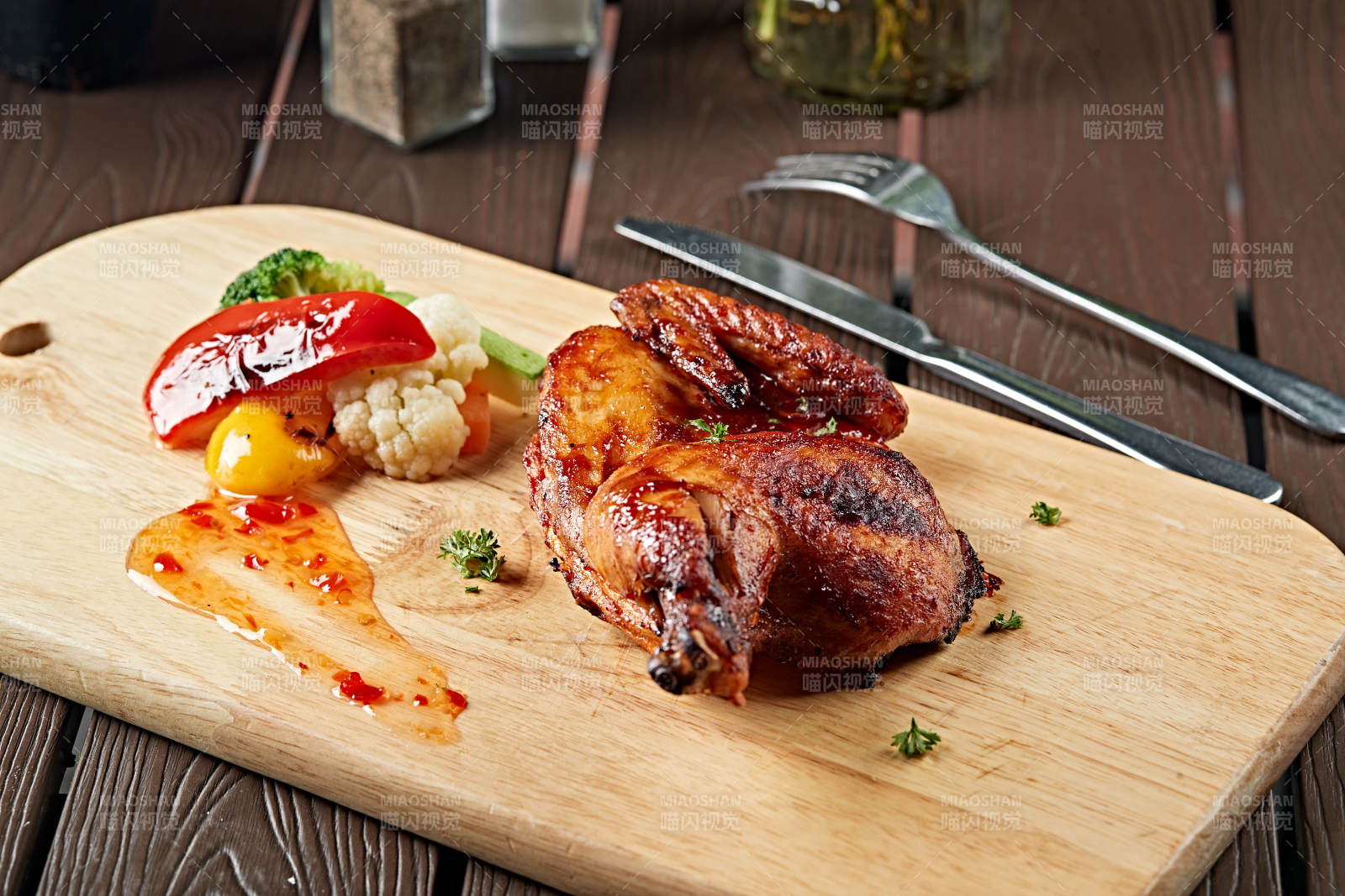 半只奥尔良烤鸡图片