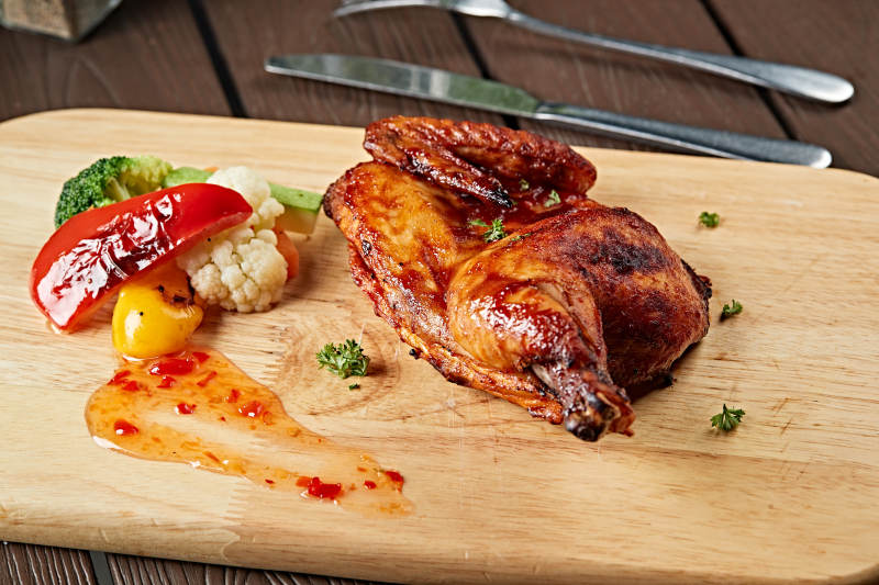 半只奥尔良烤鸡图片