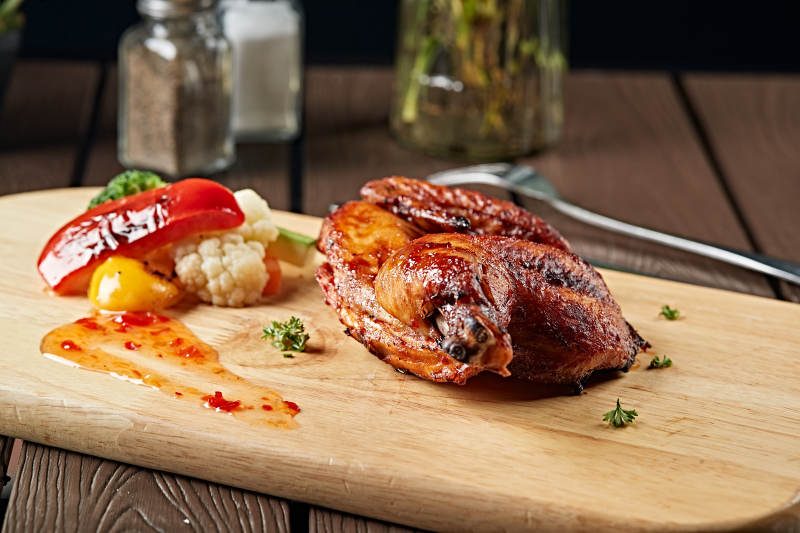 半只奥尔良烤鸡图片