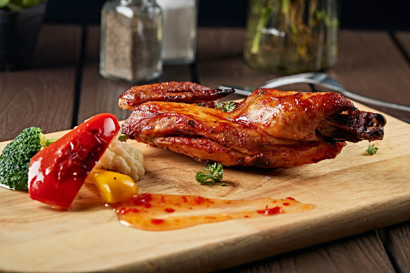 半只奥尔良烤鸡图片