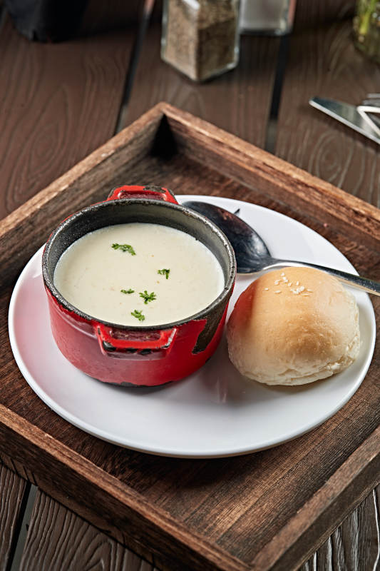 意式奶油蘑菇汤图片