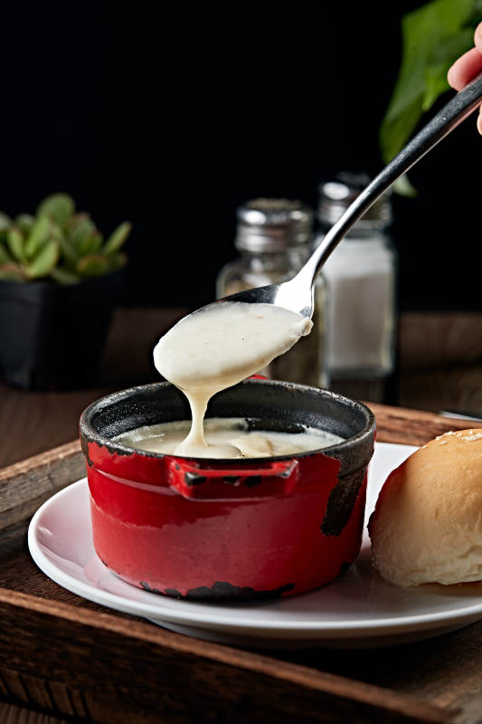 意式奶油蘑菇汤图片