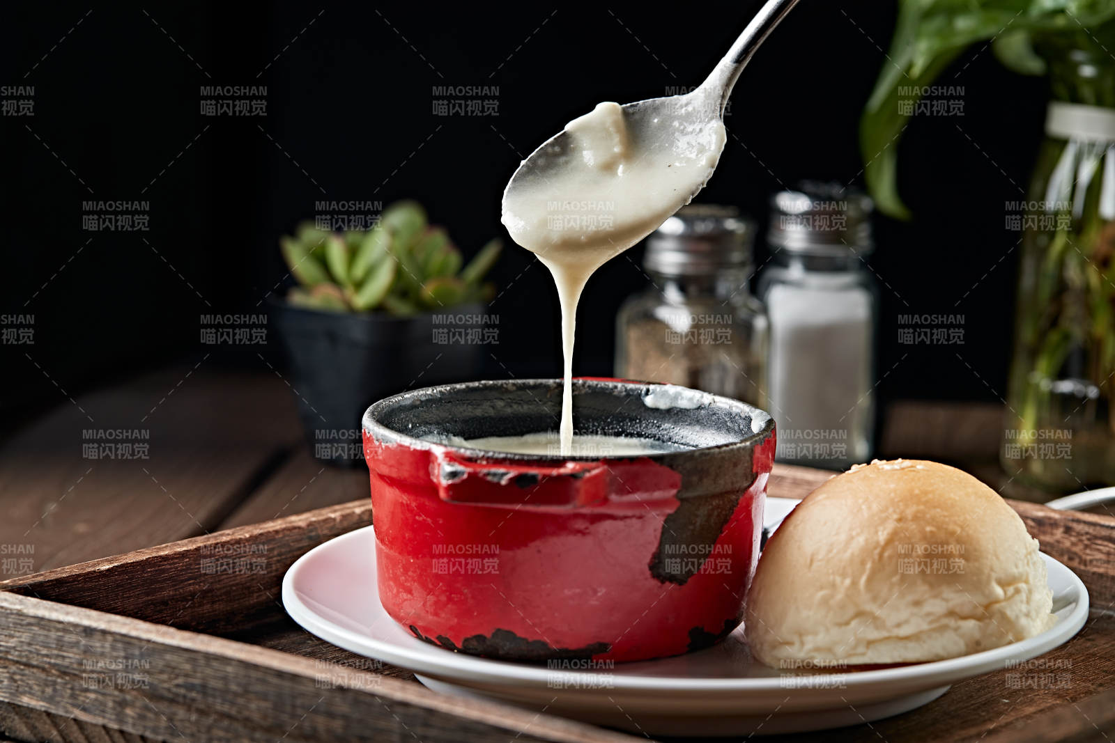 意式奶油蘑菇汤图片