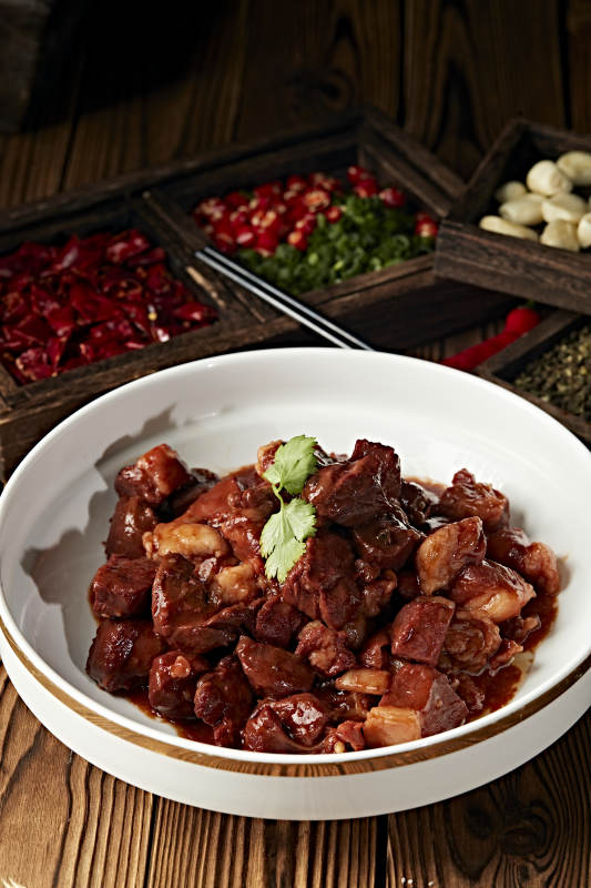 美味红烧猪梅肉图片