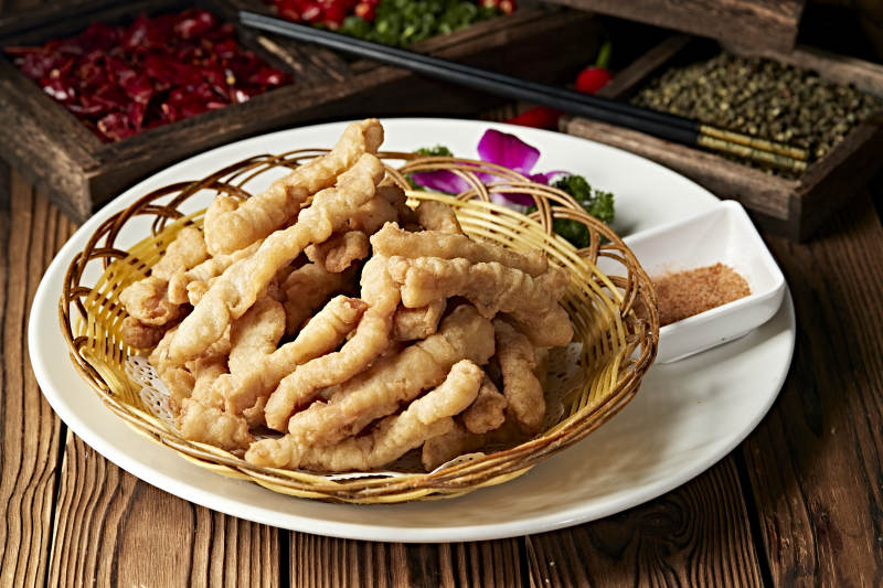 椒盐香炸小酥肉图片