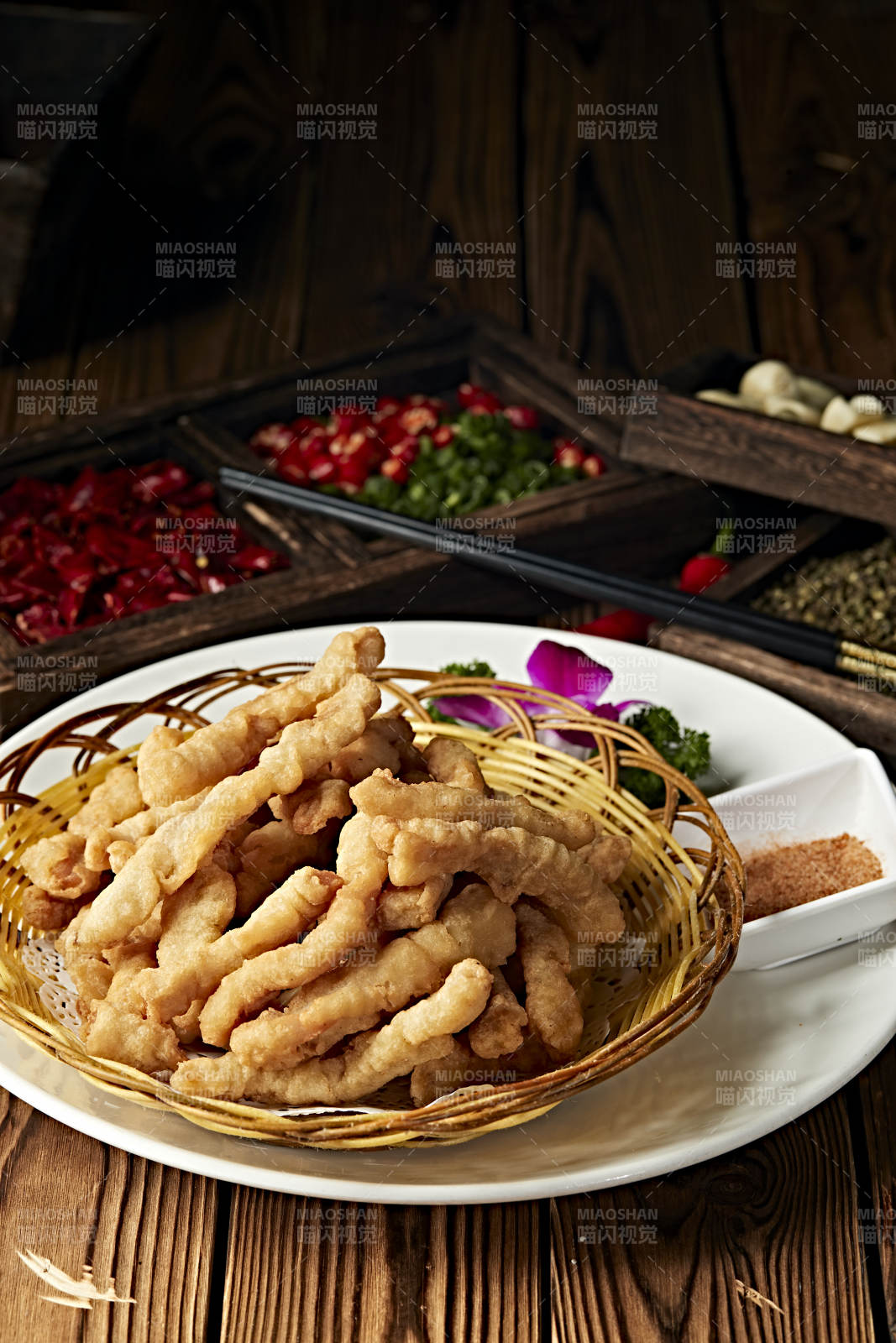 椒盐香炸小酥肉图片